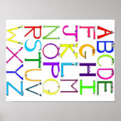 Monster Alphabet Poster (Voorkant)