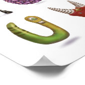 Monster Alphabet Poster (Hoek)