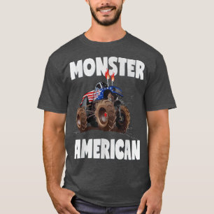 Monster Amerikaanse Vintage Amerika USA Monstertru T-shirt