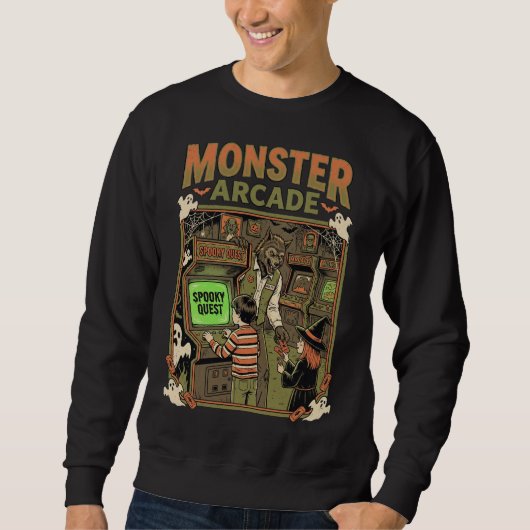 Monster Arcade Spooky Quest Trui (Voorkant)