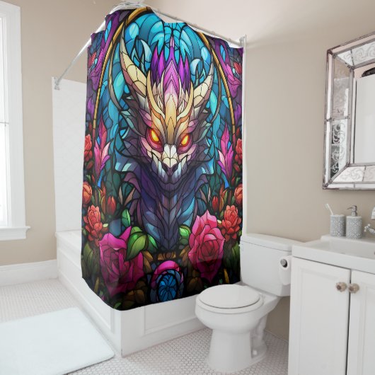 Monster Art Douchegordijn (In situ)