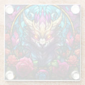 Monster Art Glass Onderzetter (Achterkant)