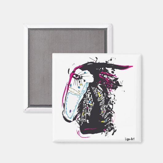 Monster Art Magneet (Voorkant / Achterkant)