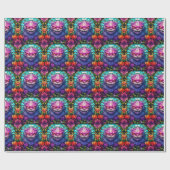 Monster Art Wrapping Paper Cadeaupapier (Vlak)