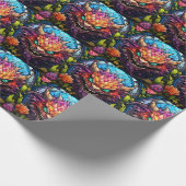 Monster Art Wrapping Paper Cadeaupapier (Hoek)