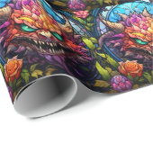 Monster Art Wrapping Paper Cadeaupapier (Rol Hoek)