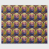 Monster Art Wrapping Paper Cadeaupapier (Vlak)
