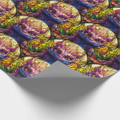 Monster Art Wrapping Paper Cadeaupapier (Hoek)