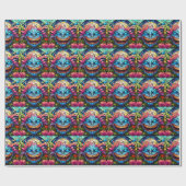 Monster Art Wrapping Paper Cadeaupapier (Vlak)