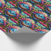 Monster Art Wrapping Paper Cadeaupapier (Hoek)