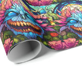 Monster Art Wrapping Paper Cadeaupapier (Rol Hoek)