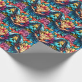 Monster Art Wrapping Paper Cadeaupapier (Hoek)