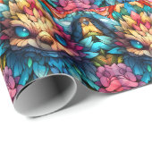 Monster Art Wrapping Paper Cadeaupapier (Rol Hoek)