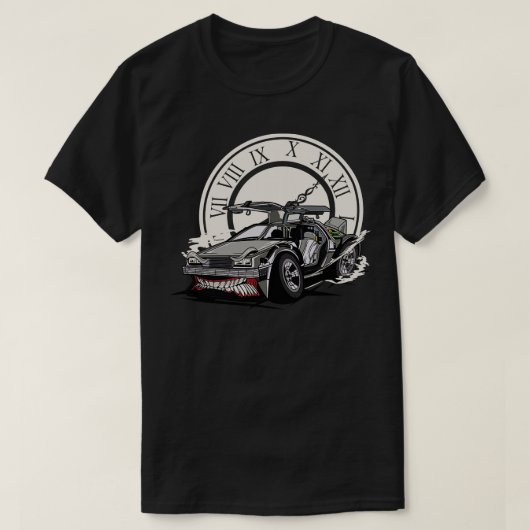 MONSTER AUTO TIJD MACHINE T-SHIRT (Design voorkant)