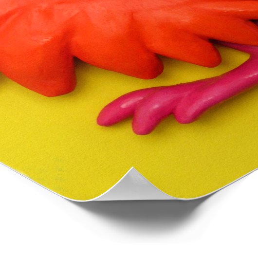 Monster Baby Boy Shower Nursery Poster (Hoek)