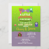 Monster Baby shower - Ze hebben een Monster Creëer Kaart (Voorkant)