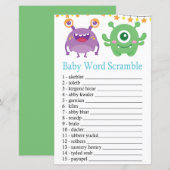 Monster Baby Word Scramble Game (Voorkant / Achterkant)