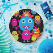 Monster Bash Birthday Party Fun Halloween Papieren Bordje (Feest)