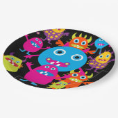 Monster Bash Birthday Party Fun Halloween Papieren Bordje (Gekanteld)