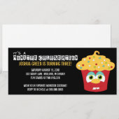 Monster Bash Birthday Party Kaart (Voorkant / Achterkant)