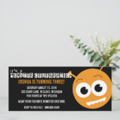 Monster Bash Birthday Party Kaart (Staand voorkant)