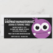 Monster Bash Birthday Party Kaart (Voorkant)