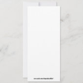 Monster Bash Birthday Party Kaart (Achterkant)