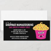 Monster Bash Birthday Party Kaart (Voorkant / Achterkant)