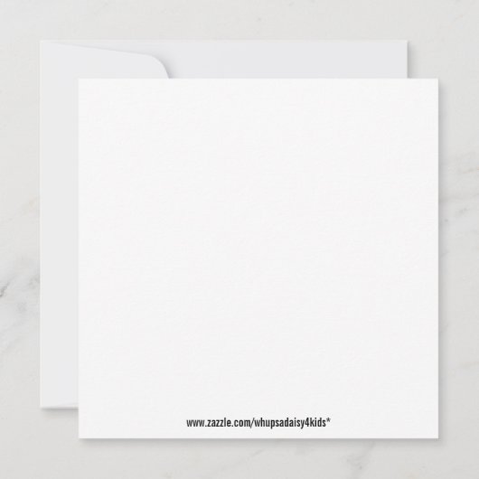 Monster Bash Birthday Party Kaart (Achterkant)