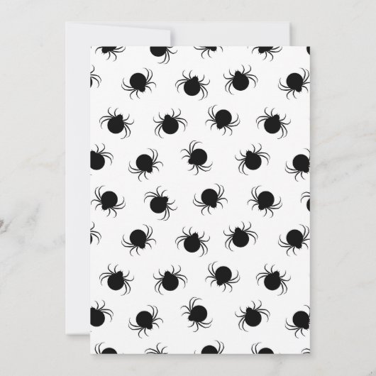 Monster Bash Frankenstein Halloween Party Kaart (Achterkant)