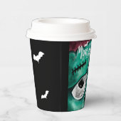 Monster Bash Fun Zombie Vampier Halloween Party Papieren Bekers (Rechts)