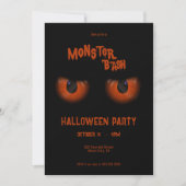 Monster Bash Halloween Kaart (Voorkant)