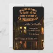 Monster Bash Halloween Party Kaart (Voorkant)