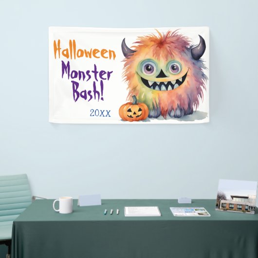 Monster Bash Halloween Party Spandoek (Beurs)