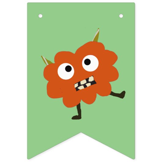 Monster Bash Kinder Halloween decor banner vlag (Tweede vlag)