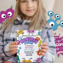 Monster Bash Kinder Halloween feest Kinderen plezi