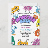 Monster Bash Kinder Halloween feest Kinderen plezi Kaart (Voorkant)