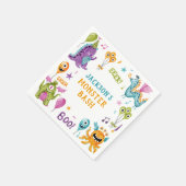 Monster Bash Little Monster Verjaardagsfeest Servet (Hoek)
