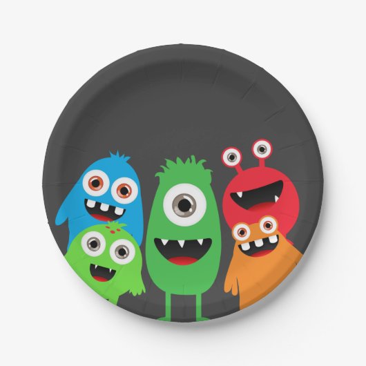 Monster Bash Papieren Bordje (Voorkant)