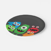 Monster Bash Papieren Bordje (Gekanteld)
