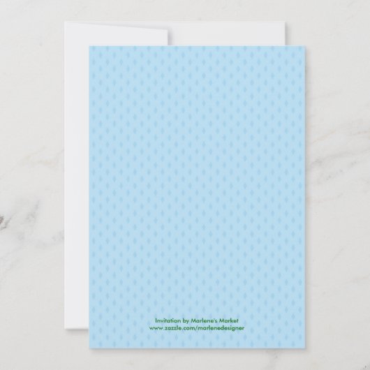 Monster Bash Photo Birthday Party Invitation Kaart (Achterkant)