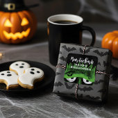 Monster Bash | Spooky Frankenstein Halloween Party Vierkante Sticker