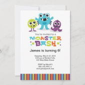 Monster Bash Uitnodiging (Voorkant)