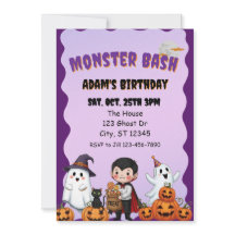 Monster Bash, verjaardagsfeestje met Halloween