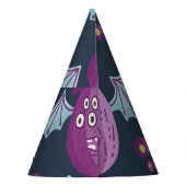 Monster Bats: Schattigee Cartoon  Feesthoedjes (Achterkant)