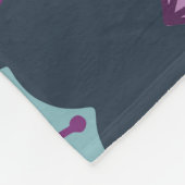 Monster Bats: Schattigee Cartoon Fleece Deken (Hoek)
