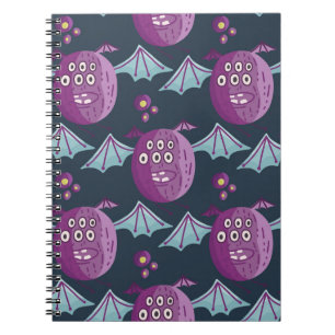 Monster Bats: Schattigee Cartoon  Notitieboek