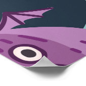Monster Bats: Schattigee Cartoon Poster (Hoek)