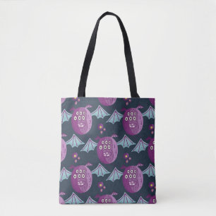 Monster Bats: Schattigee Cartoon  Tote Bag