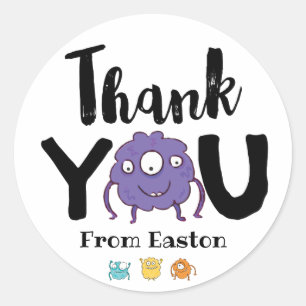 Monster bedankt Sticker
